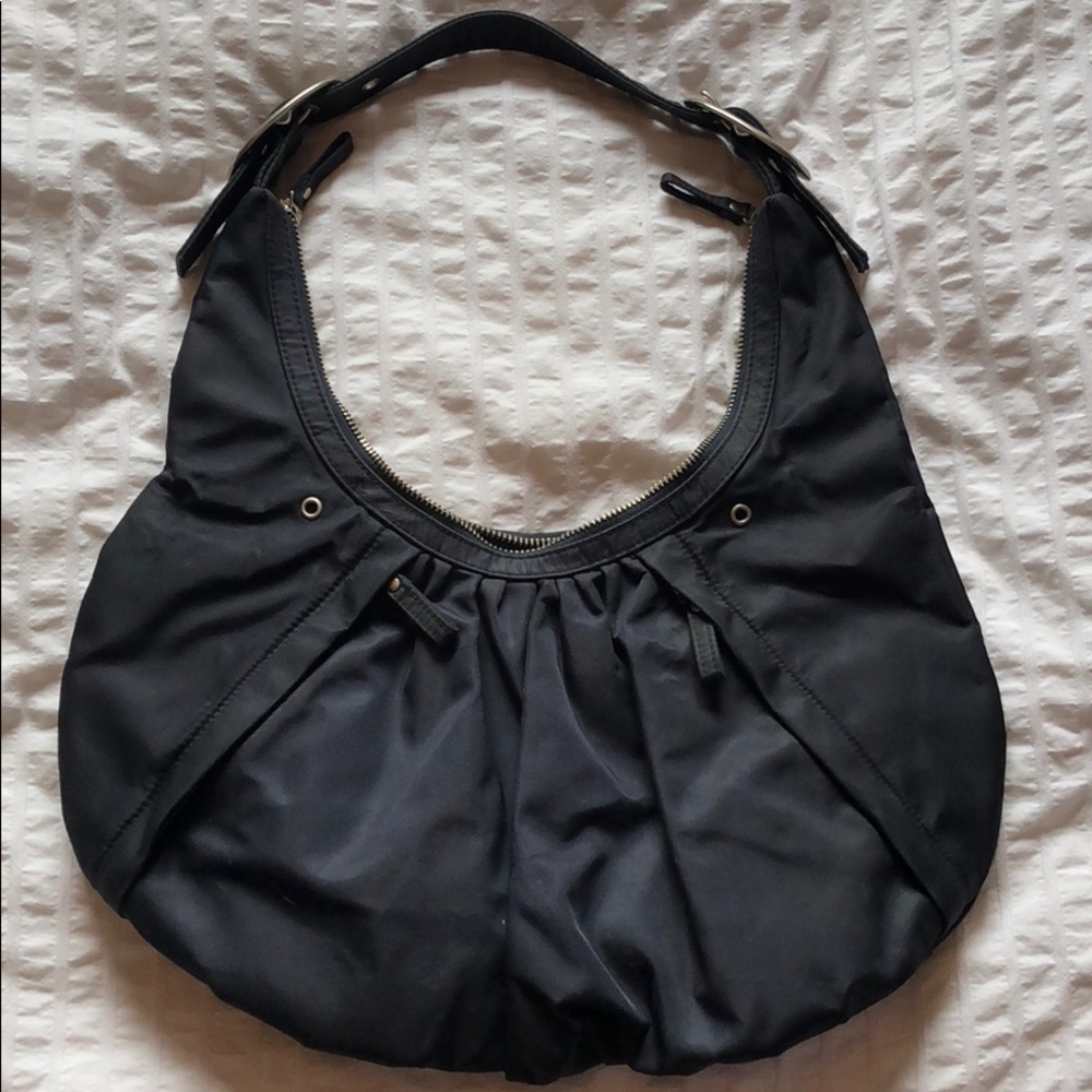 CLUB MONACO nylon bag - navy